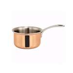 DCSP-3C, 3.5-Inch Tri-Ply Mini Sauce Pan, Copper Plated, 11 Oz