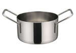 DCWE-103S, 3.5-Inch Dia Stainless Steel Mini Casserole Pot, 2 Handles