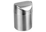 DDSF-101S, 4.75-Inch Dia Stainless Steel Mini Waste Can