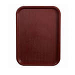 FFT-1418U, 14x18-Inch Burgundy Plastic Fast Food Tray
