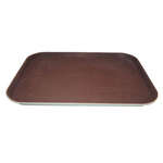 Winco FGT-1216B, 12x16-Inch Brown Rectangular Fiberglass Market Tray, NSF (Discontinued)