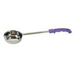 FPS-4P, 4-Ounce Solid Stainless Steel Food Portioner with Purple Handle, Allergen Free