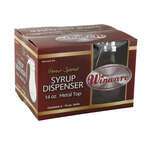 Winco G-316, 14-Ounce Glass Syrup Dispenser, 4/ST (Discontinued)