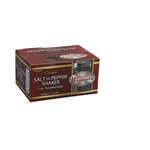 Winco G-318, 2-Ounce Glass Shaker with Flat Stainless Steel Top, 1 DZ