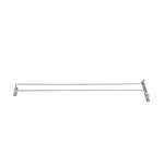 GHC-24, 24-Inch Glass Hanger Rack, Chrome Plated