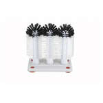 GWB-3, Three-Brush Glass Washer Set with Plastic Base