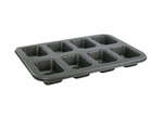 HLF-8MN, 14 x 11-Inch 8-Cup Mini Loaf Pan, Non-Stick, Carbon Steel