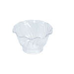 ICC-5C, 5-Ounce Clear Plastic Ice Cream and Berry Dish, 1 Dozen