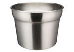 Winco INSN-11 11 Qt Stainless Steel Round Inset