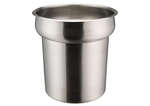 Winco INSN-4 4 Qt Stainless Steel Round Inset