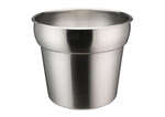 Winco INSN-7 7 Qt Stainless Steel Round Inset