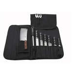 KBG-10, 10-Piece Black Cutlery Knife Bag