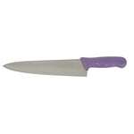 KWP-100P, 10-Inch Stainless Steel Cook's Knife, Purple Handle, NSF