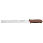 KWP-121N, 12-Inch Stal High Carbon Steel Bread Knife, Polypropylene Handle, Brown, NSF