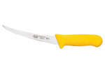 KWP-60Y, 6-Inch Stal High Carbon Steel Flexible Curved Boning Knife, Polypropylene Handle, Yellow, NSF