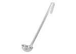 LDIN-0.75, 0.75 Oz 10-Inch One Piece Stainless Steel Sauce Ladle, NSF