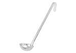 Winco LDIN-3, 3 Oz 10-Inch One Piece Stainless Steel Sauce Ladle, NSF