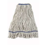 MOP-32W, 32-Ounce White Yarn Looped-End Wet Mop Head