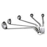 MSL-5S, Mini Ladle Set,.12 tsp,.25 tsp,.5 tsp, 1 tsp, 1 tbsp