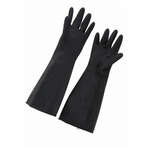 NLG-1018, 18-Inch Black Natural Latex Gloves, Large, Pair