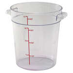 PCRC-4, 4-Quart Polycarbonate Round Storage Container, NSF