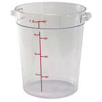 PCRC-8, 8-Quart Polycarbonate Round Storage Container, NSF