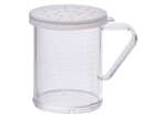 PDG-10CL, 10oz Dredge with Clear Snap-on Lid, Large Hole