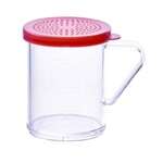 PDG-10R, 10oz Dredge with Rose Snap-on Lid, PC