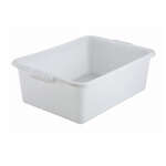 PL-7W, 21.5x15.5x7-Inch Dish Box, White
