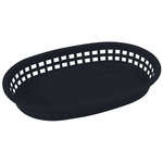 PLB-K, Premium Oval Platter Basket, Black, 1 Dozen