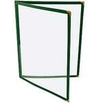 PMCD-9G, 12x9.5-Inch Green Double Fold Menu Cover