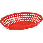 POB-R, Premium Oval Basket, Scarlet Red, 1 Dozen