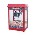Winco POP-8R, Showtime Electric 8 Oz. Popcorn Machine, 120V, 1350W, Red