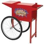 Winco POP-8RC, Popcorn Cart for POP-8R, 36 7/8-Inch W x 17 1/4-InchD x 32 1/2-InchH, 22-Inch Spoked Wheels