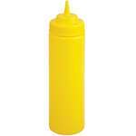 PSW-24Y, 24-Ounce Yellow Wide Mouth Squeeze Bottle