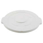 PTCL-10W, Round White Plastic Cover for PTC-10W Trash Can
