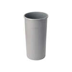 PTCR-22G, 22 Gallon Gray Plastic Round Trash Can