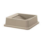 PTCSL-23BE, Beige Square Plastic Swing Lid for PTCS-23BE Bin