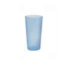 PTP-08B, 8-Ounce Blue Pebbled Plastic Tumblers, 1 Dozen