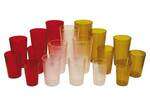 PTP-20C, 20-Ounce Clear Pebbled Plastic Tumblers, 1 Dozen