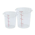 PTRC-6, 6-Quart Polypropylene Round Storage Container, Translucent