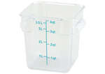 PTSC-4, 4-Quart Polypropylene Square Storage Container, Translucent