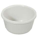 RFM-1W, 1.5-Ounce Fluted Melamine Ramekins, White, 1 Dozen