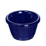 Winco RFM-3NY, 3-Ounce Fluted Melamine Ramekins, Navy Blue, 1 Dozen (Discontinued)