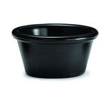 RP-2K, 2-Ounce Plain Melamine Ramekins, Black, 1 Dozen