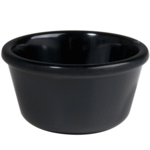 RP-6K, 6-Ounce Plain Melamine Ramekins, Black, 1 Dozen