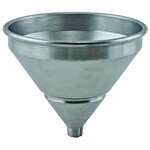 Winco SAF-1ST, 1 pt Spun Aluminum Funnel w/Strainer, 5.25" Dia x 5.25"H