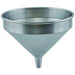 Winco SAF-4, 2 qt Spun Aluminum Funnel, 9.12" Dia x 7.75"H