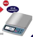 SCAL-D22 Digital Portion Scales, 22 lbs, EA