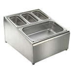 Winco SCPH-33 18/8 Stainless Steel Condiment Packet Holder, PC